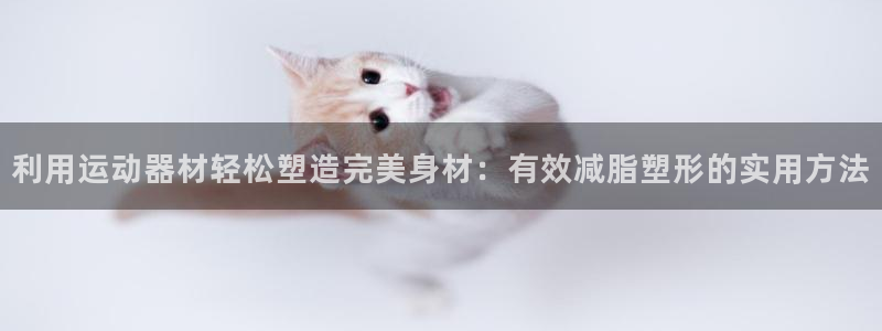 凯捷体育软件:利用运动器材轻松塑造完美身材:有效减脂塑形的实